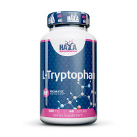 Аминокиселина HAYA LABS L-Tryptophan 500mg, 60 капс.