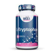 Аминокиселина HAYA LABS L-Tryptophan 500mg, 60 капс.