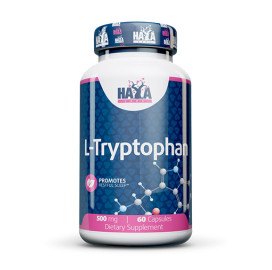 Аминокиселина HAYA LABS L-Tryptophan 500mg, 60 капс. width=