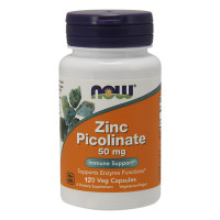Цинк NOW Zinc Picolinate 50mg, 120 Caps.