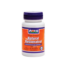 Ресвератрол  NOW Natural Resveratrol /Mega Potency/ 200mg, 60 VCaps.