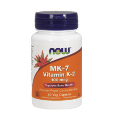Витамин К NOW MK-7 Vitamin K-2 / 100mcg, 60 VCaps.