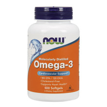 NOW Omega 3 NOW Fish Oil 1000 mg, 500 табл.