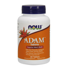 Витамини NOW ADAM™ Superior Mens Multiple 60 Tabs.