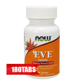 Мултивитамини NOW Eve Women's Multiple Vitamin, 180 Tabs. width=