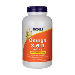 Omega 3-6-9 NOW 1000mg, 250 Softgels