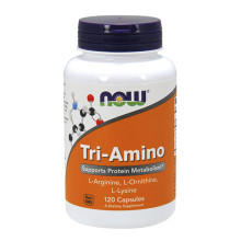 Аминокиселина NOW Tri-Amino, 120 Caps