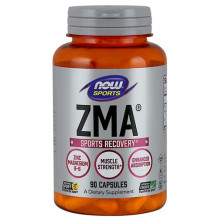 Хранителна добавка NOW ZMA Sports Recovery 90 Caps.