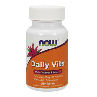 Мултивитамини NOW Daily Vits ™ Multi Vitamin & Mineral, 250 Tabs
