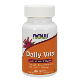 Мултивитамини NOW Daily Vits ™ Multi Vitamin & Mineral, 250 Tabs width=