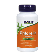 Хлорела NOW Chlorella 1000mg, 60 Tabs.