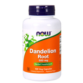 Корен от глухарче NOW Dandelion Root 500mg, 100Vcaps. width=