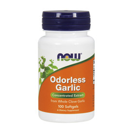 Имуностимулатор NOW Odorless Garlic, 100 Softgels width=