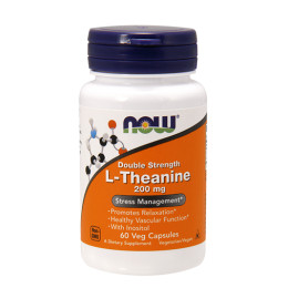 Аминокиселина NOW L-Theanine 200mg / 60Vкапс.