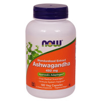 Имуностимулатор NOW Ashwagandha Extract 450 мг, 180Vcaps.