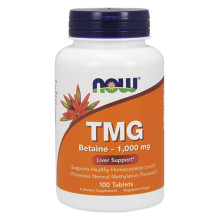 Аминокиселина NOW TMG 1000mg, 100 табл.