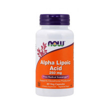 Липоева киселина NOW Alpha Lipoic Acid 250 mg, 60 VCaps.