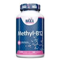 Метил B-12 HAYA LABS Methyl B-12 1000mcg, 100 Tabs.