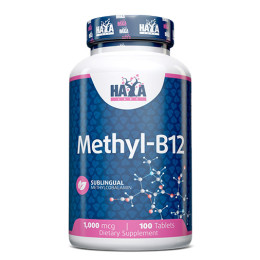 Метил B-12 HAYA LABS Methyl B-12 1000mcg, 100 Tabs.
