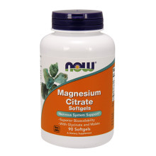 Магнезиев цитрат NOW Magnesium Citrate 134mg, 90 Softgels