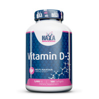 Витамин D3 HAYA LABS 1000 IU, 100 Softgels