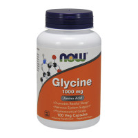 Аминокиселина NOW Glycine 1000mg, 100 Caps.
