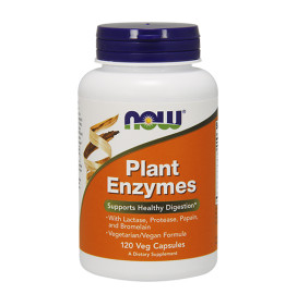 Растителни ензими NOW Plant Enzymes, 120 капс. width=