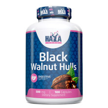 Черен орех HAYA LABS Black Walnut Hulls 500mg, 100 caps.