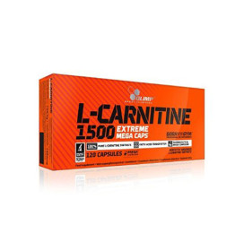 Фет бърнър OLIMP L-Carnitine 1500 Extreme Mega Caps, 120 Caps. width=