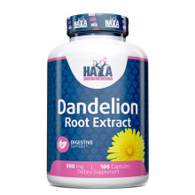 Екстракт глухарче HAYA LABS Dandelion Root Extract (2% Flavonoids)  500mg, 100 капс.