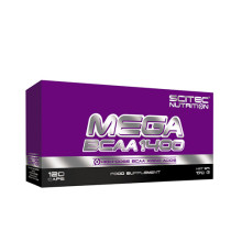 Аминокиселина SCITEC Mega BCAA 1400, 120 Caps.