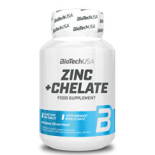 Цинк BIOTECH USA Zinc + Chelate, 60 табл.
