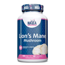 Гъба Лъвска глава HAYA LABS Lion's Mane Mushroom 500mg, 60 Caps