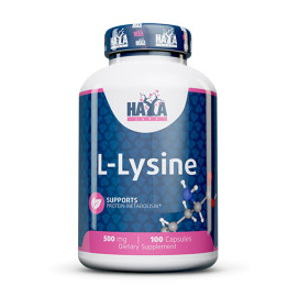 Аминокиселина HAYA LABS L-Lysine 500mg, 100 Vcaps. width=