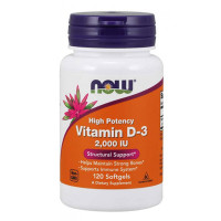 Витамин D3 NOW 2000 IU, 120 Softgels