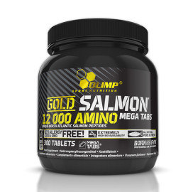 Аминокиселина OLIMP Gold Salmon 12000 Amino Mega Tabs, 300 Tabs. width=