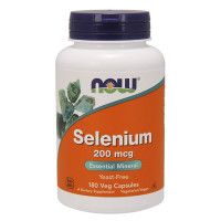Селен NOW Selenium 200mcg, 180 Caps
