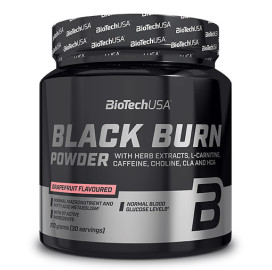 Фет бърнър BIOTECH USA Black Burn Drink Powder, 210 гр width=