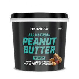 Фъстъчено масло BIOTECH USA Peanut Butter Crunchy, 1кг width=