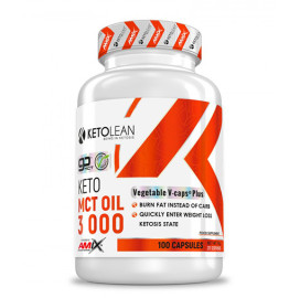 Гейнър AMIX KetoLean Keto go MCT Oil 3000 mg, 100 капс. width=