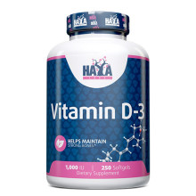 Витамин HAYA LABS Vitamin D-3 / 1000 IU, 250 капс.