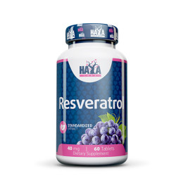 Ресвератрол HAYA LABS Resveratrol 40mg, 60 Tabs.