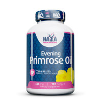 Масло от вечерна иглика (Evening Primrose Oil) HAYA LABS Cold Pressed, 500mg, 120 Softgels
