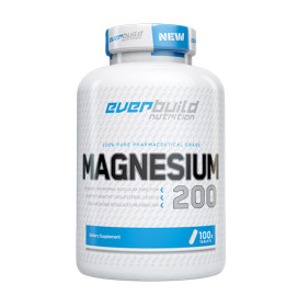 Магнезиев цитрат EVERBUILD Magnesium Citrate 200mg, 100 табл. width=