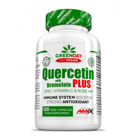 Кверцетин AMIX ProVegan Quercetin with Bromelain Plus, 120 капс. width=