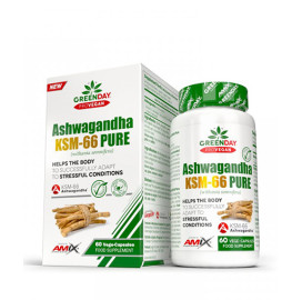 Ашваганда AMIX ProVegan Ashwagandha KSM-66 Pure, 60 Vcaps width=