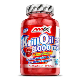 Масло от крил (Krill Oil) AMIX 1000mg, 60 Soft. width=