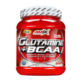 Аминокиселина AMIX Glutamine + BCAA, 500гр width=