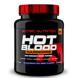 Енергиен бустер SCITEC Hot Blood Hardcore, 700 гр