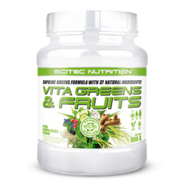 Витамини и минерали SCITEC Vita Gрeens & Fruits, 600 гр width=